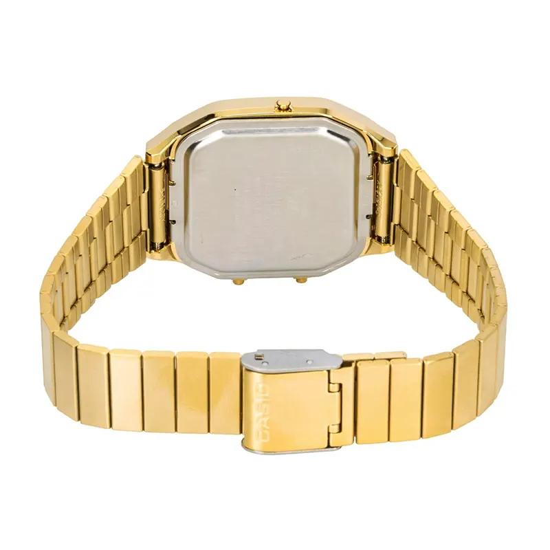 Casio Vintage Gold-tone Duel Time Men's Watch- AQ-240EG-9A